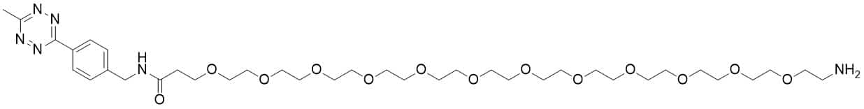 Methyltetrazine-PEG12-amine HCl salt