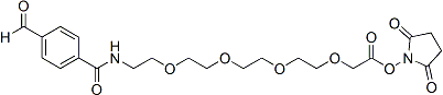 Ald-benzoylamide-PEG4-CH2 NHS ester