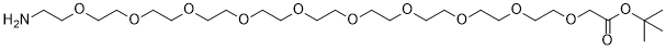 Amino-PEG10-CH2CO2-t-butyl ester