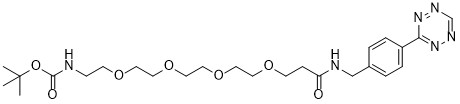 Tetrazine-PEG4-amino-Boc