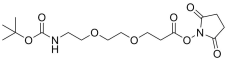 T-Boc-N-amido-PEG2-NHS ester