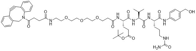 DBCO-PEG4-propionic EVCit-PAB