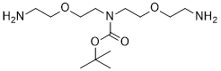 N,N-Bis(PEG1-amine)-N-Boc