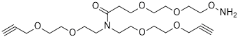 N,N-Bis(PEG2-propargyl)-N-amido-PEG2-oxyamine