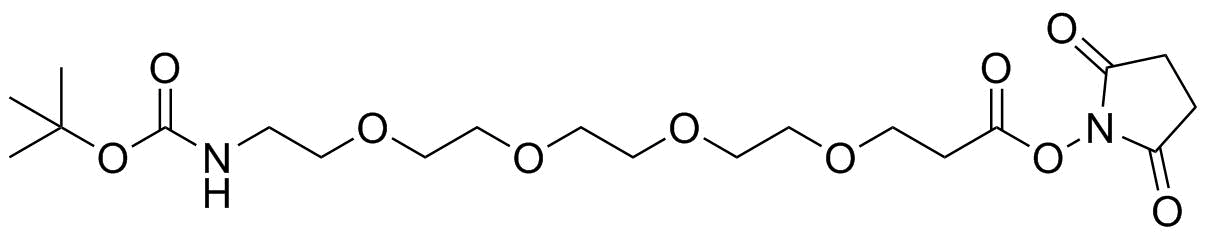 t-Boc-N-Amido-PEG4-NHS ester