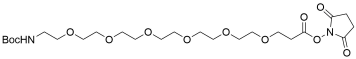 t-Boc-N-Amido-PEG6-NHS ester