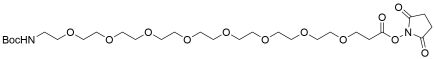 t-Boc-N-Amido-PEG8-NHS ester