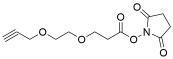 Propargyl-PEG2-NHS ester