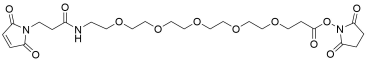 Mal-amido-PEG5 NHS ester