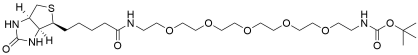 Biotin-PEG5-NH-Boc