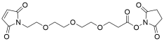 Mal-PEG3-NHS ester