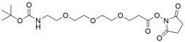 t-Boc-N-amido-PEG3-NHS ester