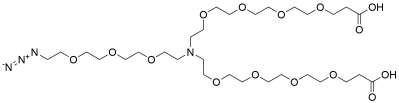 N-(Azido-PEG3)-N-bis(PEG4-acid)