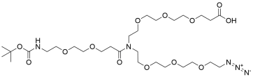 N-(Azido-PEG3)-N-(PEG2-NH-Boc)-PEG3-acid