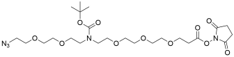 N-(Azido-PEG2)-N-Boc-PEG3-NHS ester