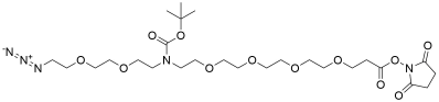 N-(Azido-PEG2)-N-Boc-PEG4-NHS ester