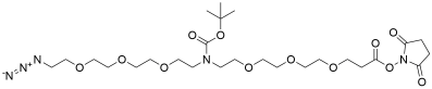 N-(Azido-PEG3)-N-Boc-PEG3-NHS ester