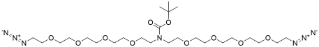 N-Boc-N-bis(PEG4-azide)