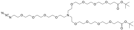 N-(Azido-PEG4)-N-bis(PEG4-t-butyl ester)