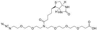 N-(Azido-PEG2)-N-Biotin-PEG3-acid