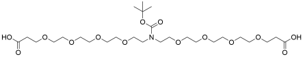 N-Boc-N-bis(PEG4-acid)