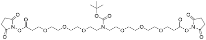 N-Boc-N-bis(PEG3-NHS ester)