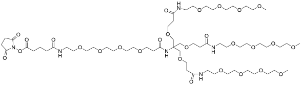 NThiol-PEG4-(m-PEG4)3-ester