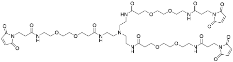 Tri(Mal-PEG2-amide)-amine