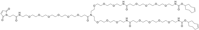 N-(Mal-PEG6)-N-bis(PEG7-TCO)