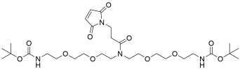 N-Mal-N-bis(PEG2-NH-Boc)