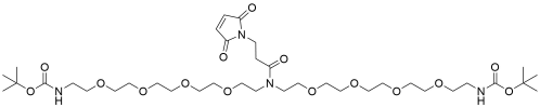 N-Mal-N-bis(PEG4-NH-Boc)