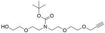 N-(PEG1-OH)-N-Boc-PEG2-propargyl