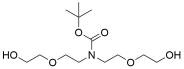 N-Boc-N-bis(PEG1-OH)