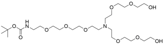 N-(Boc-PEG3)-N-bis(PEG2-alcohol)