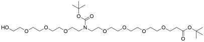 N-(Hydroxy-PEG3)-N-Boc-PEG4-t-butyl ester