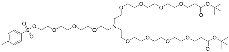 N-(Tos-PEG4)-N-bis(PEG4-t-butyl ester)