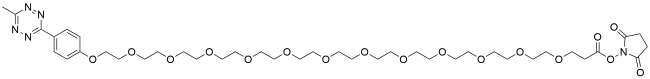 Methyltetrazine-PEG12-NHS ester