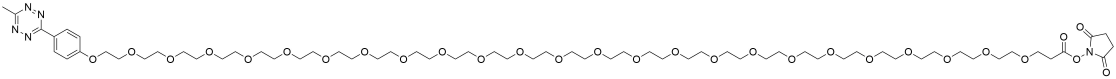 Methyltetrazine-PEG24-NHS ester