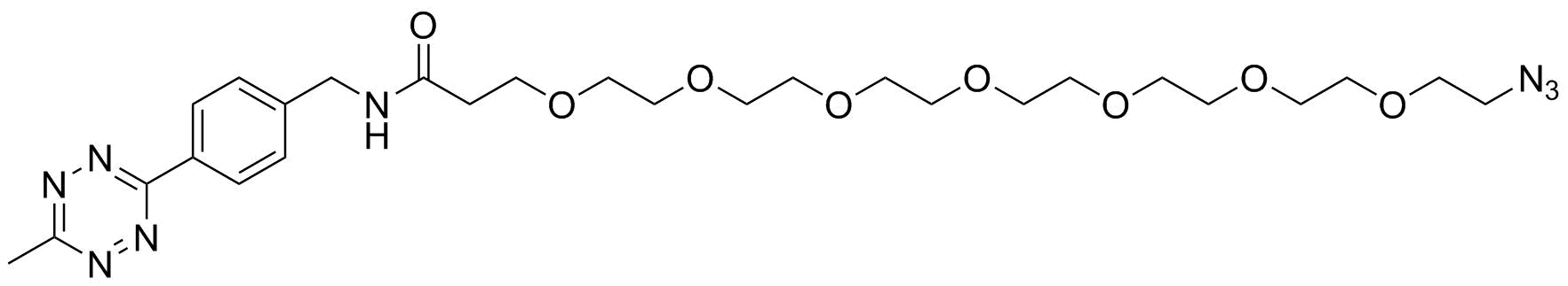 Methyltetrazine-amido-PEG7-azide