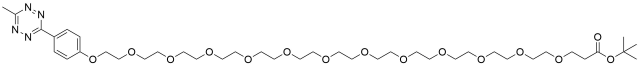 Methyltetrazine-PEG12-t-butyl ester