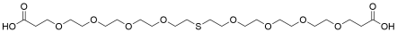 Acid-PEG4-S-PEG4-acid