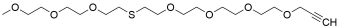 m-PEG3-S-PEG4-propargyl