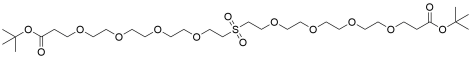 t-Butyloxycarbonyl-PEG4-Sulfone-PEG4-t-butyl ester