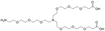 N-(Amino-PEG3)-N-bis(PEG3-acid) HCl salt