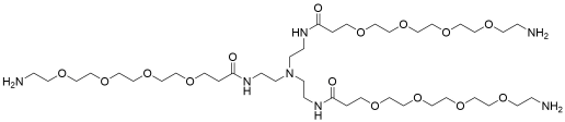 Tri(Amino-PEG4-amide)-amine TFA salt