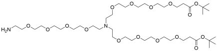 N-(Amino-PEG4)-N-bis(PEG4-t-butyl ester)