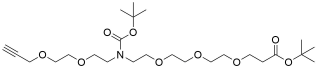 N-(Propargyl-PEG2)-N-Boc-PEG3-t-butyl ester