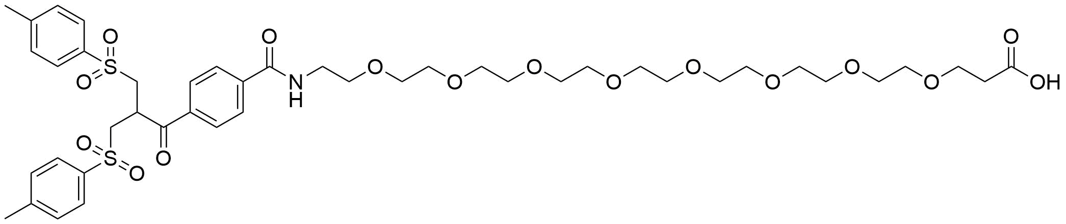 Bis-sulfone-PEG8-acid