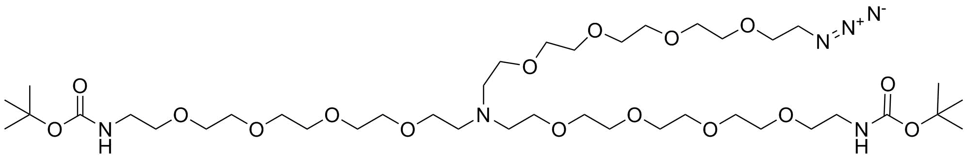 N-(Azido-PEG4)-N-bis(BocNH-PEG4)