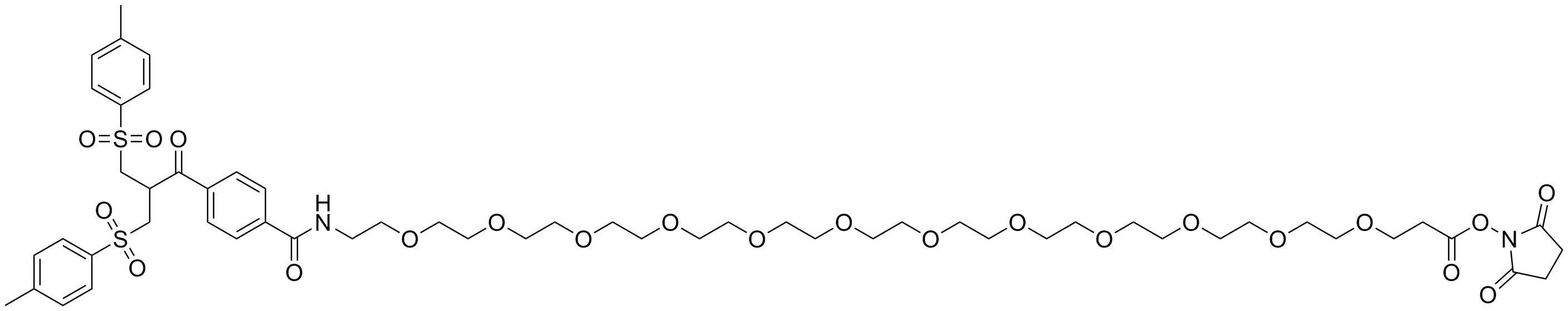 Bis-sulfone-PEG12-NHS Ester